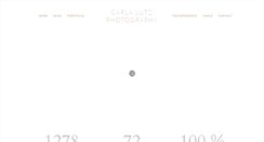 Desktop Screenshot of carlalutzphotography.com